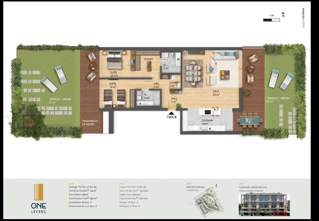 One Living - Garden Villa (T2) - Cascais - Imagem 39