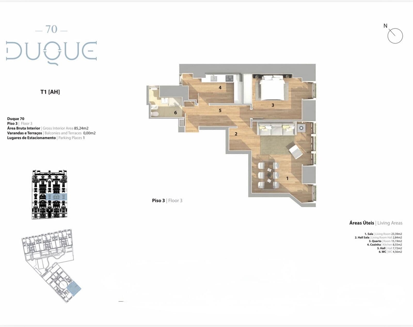 Apartamento T1 com piscina, Parque Eduardo VII, Lisboa - Imagem 61
