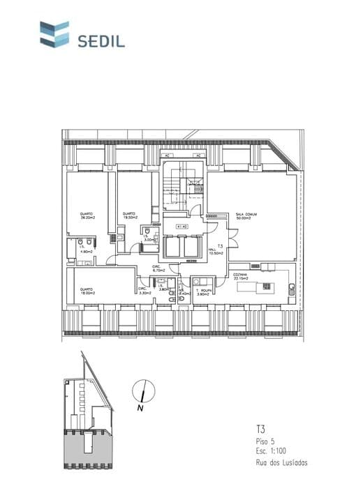 PF31609 - Apartamento T3 com vista, Alcântara, Lisboa - Imagem 74