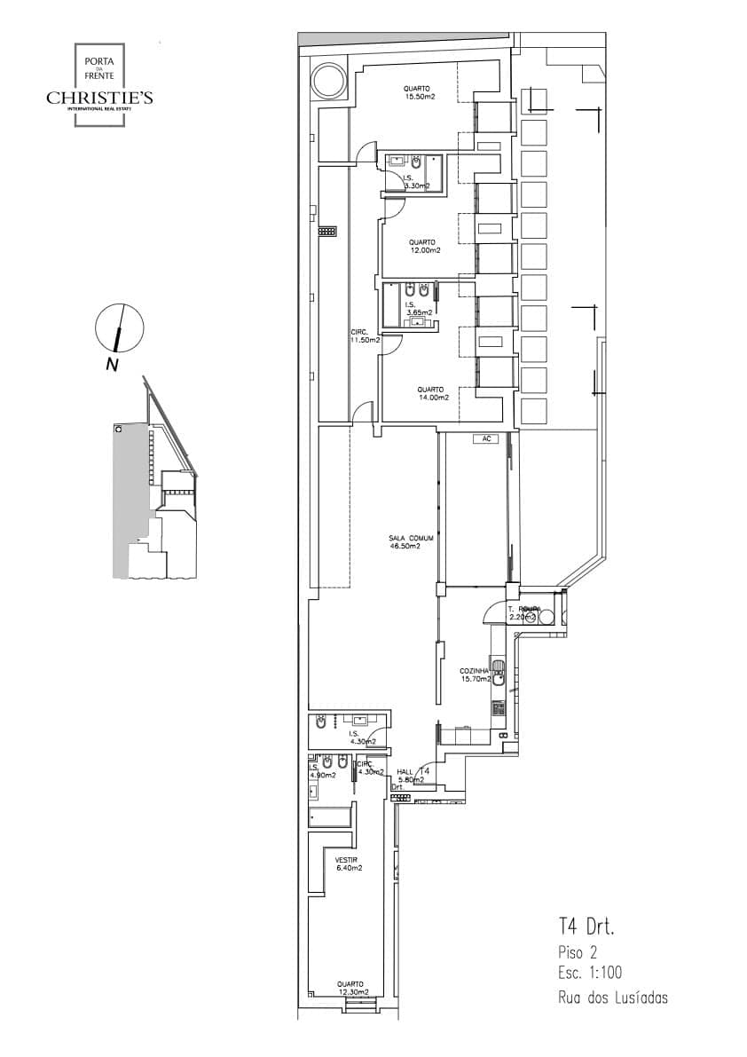 4 Bedroom Apartment with parking, Alcântara, Lisboa - Image 50