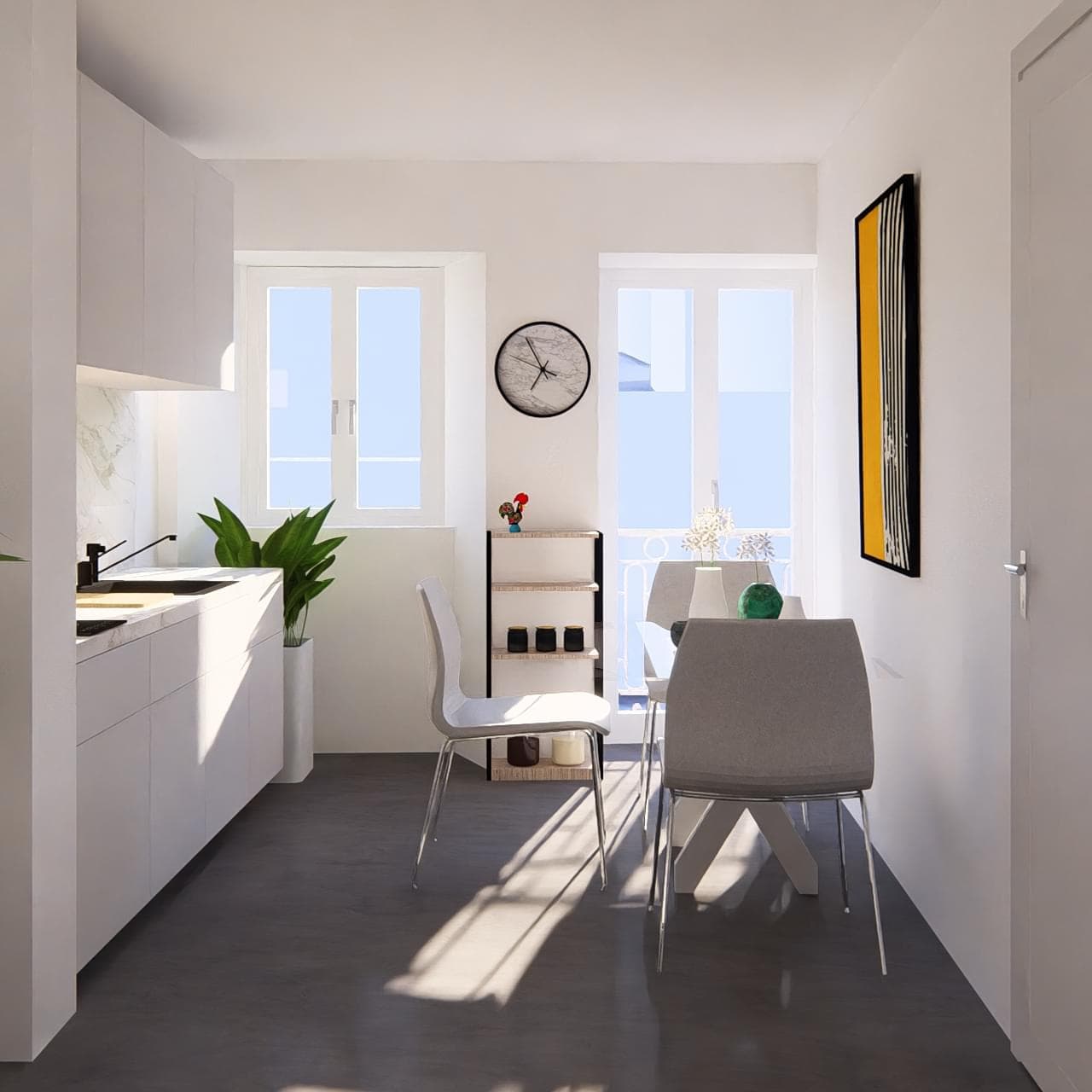 Apartamento T1 + 1, Infante Santo (Prazeres), Lisboa - Imagem 3