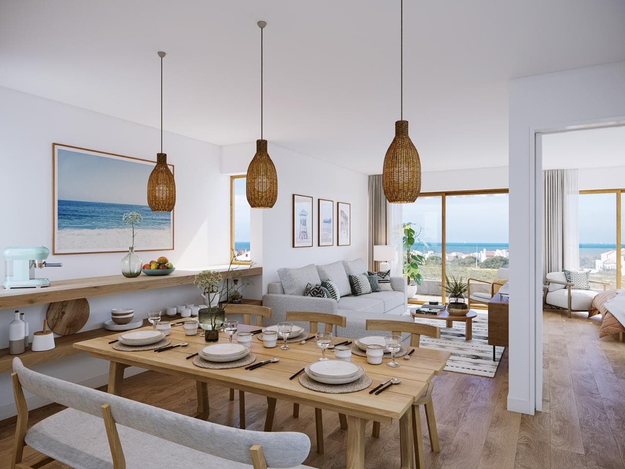 Apartamento T2 + 1 com piscina, Porto Covo, Sines - Imagem 3