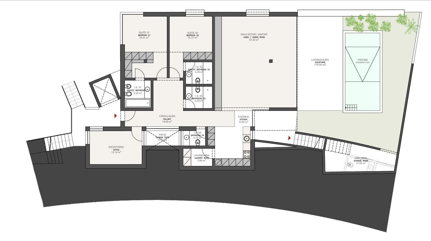 Apartamento T2 + 1 com jardim, Cascais - Imagem 9