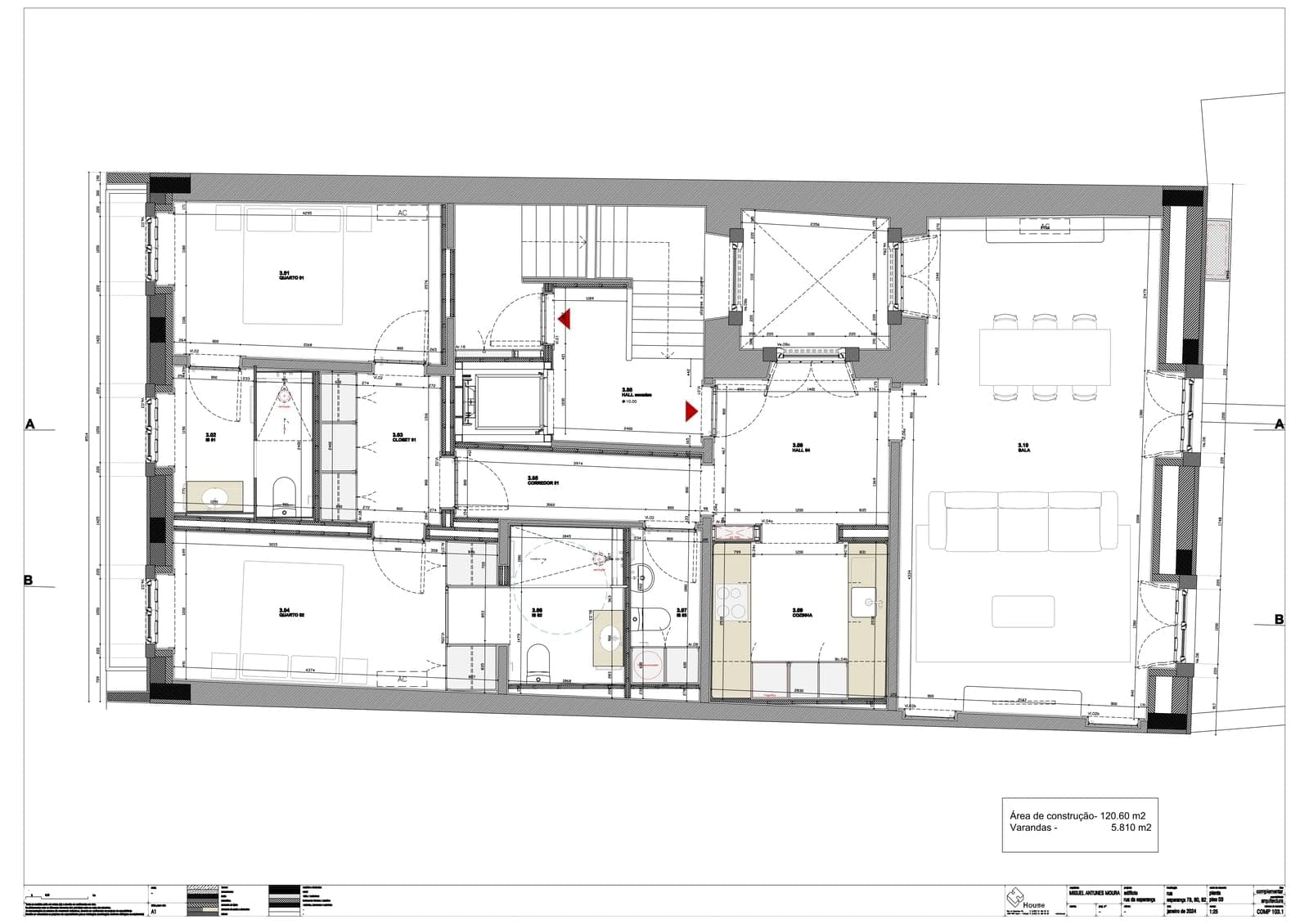Apartamento T2 com vista, Estrela, Lisboa - Imagem 13