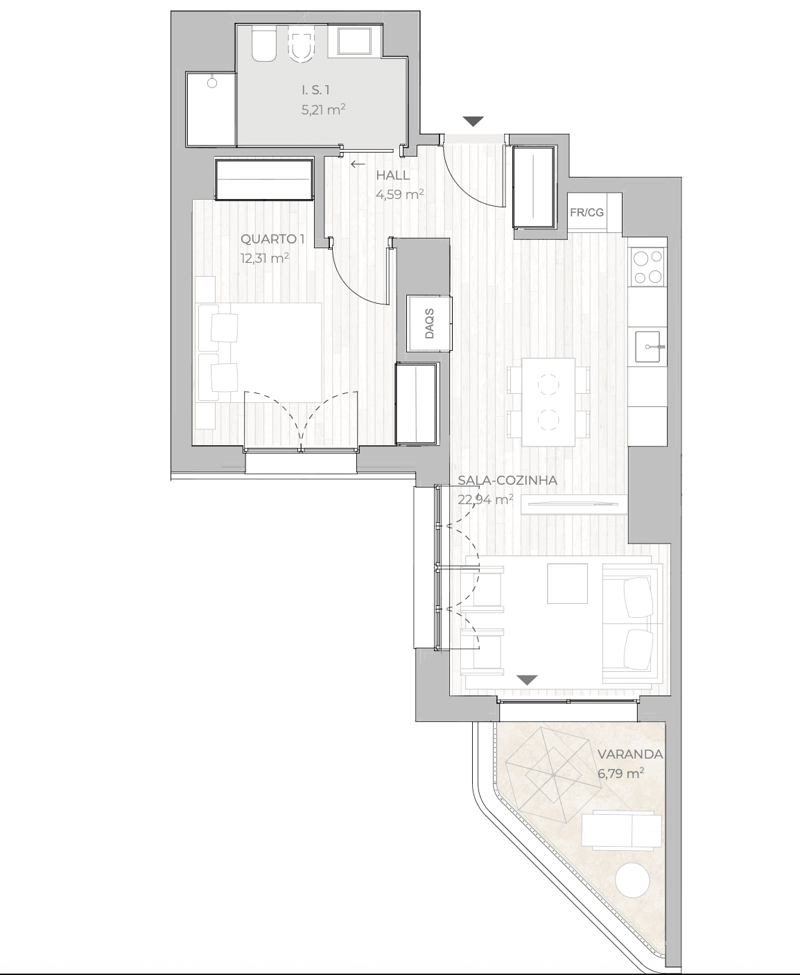 Apartamento T1 com piscina, Parque das Nações, Lisboa - Imagem 22