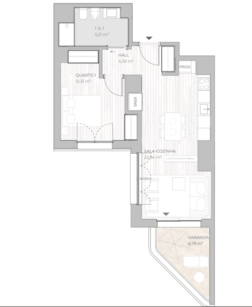 PF39750 - Apartamento T1 com piscina, Parque das Nações, Lisboa - Imagem 22