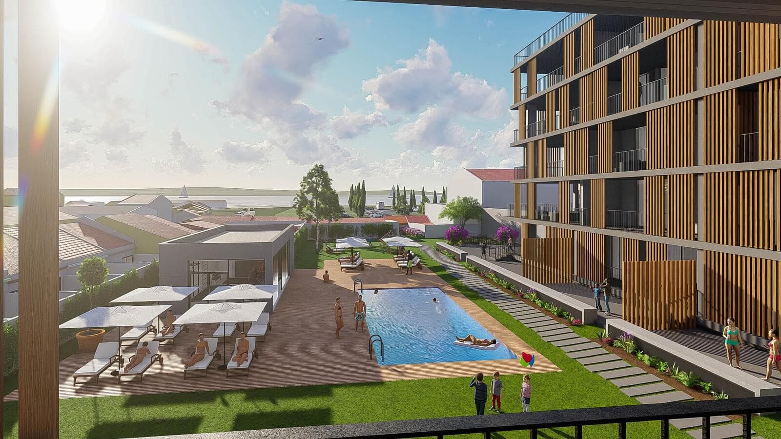 Penthouse T3 com piscina, Alcochete - Imagem 2