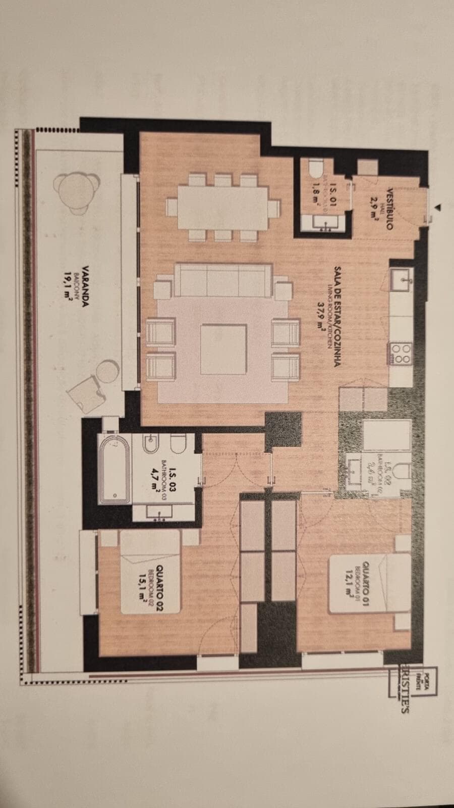 Apartamento T2 com piscina, Lisboa - Imagem 13