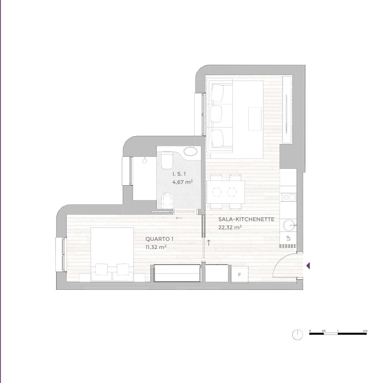 Apartamento T1 com piscina, Parque das Nações, Lisboa - Imagem 22