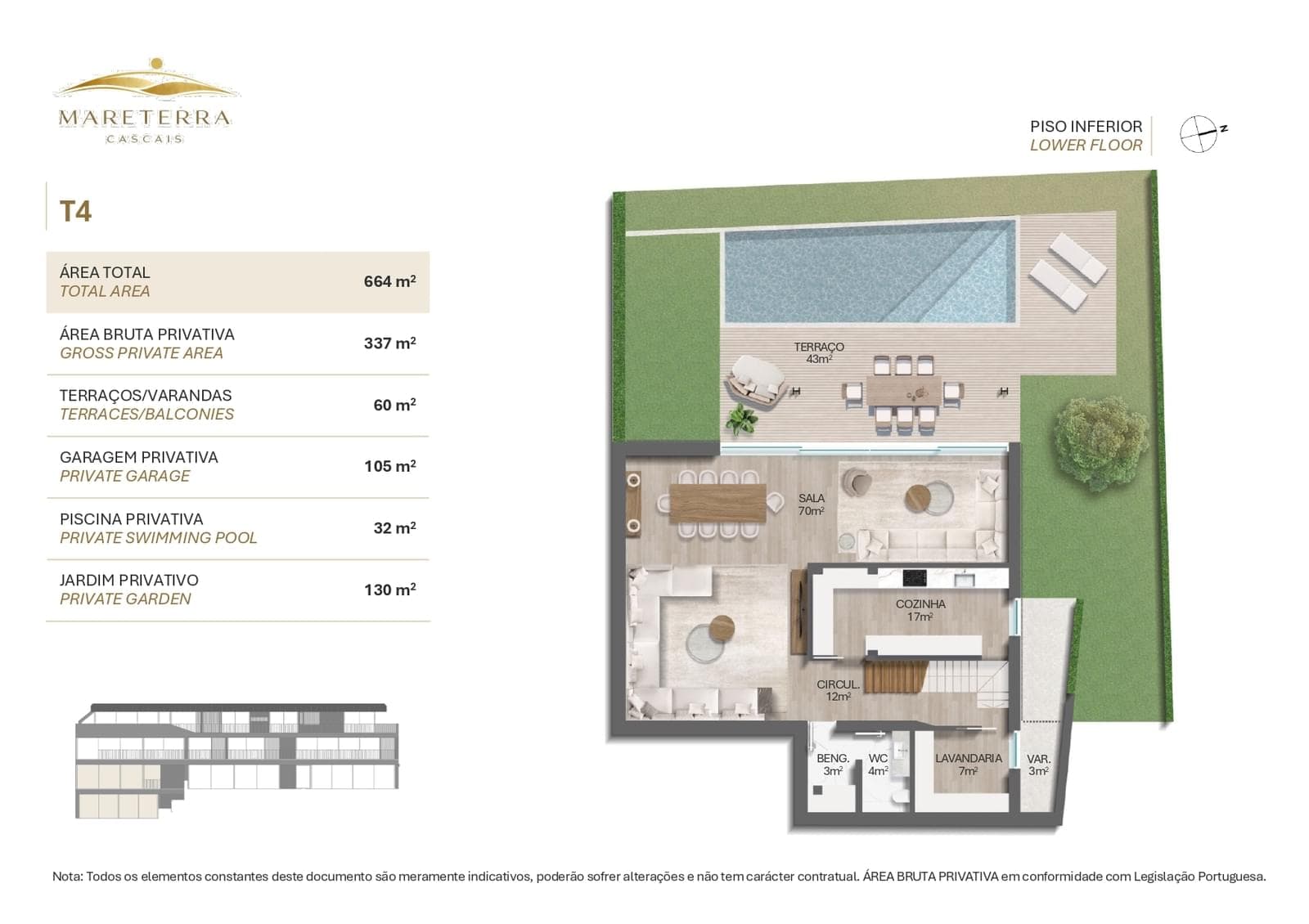 Duplex 5 pièces avec piscine, Cascais - Image 12