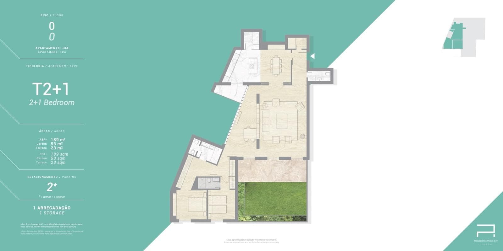 Appartement 4 pièces avec jardin, Lisboa - Image 31