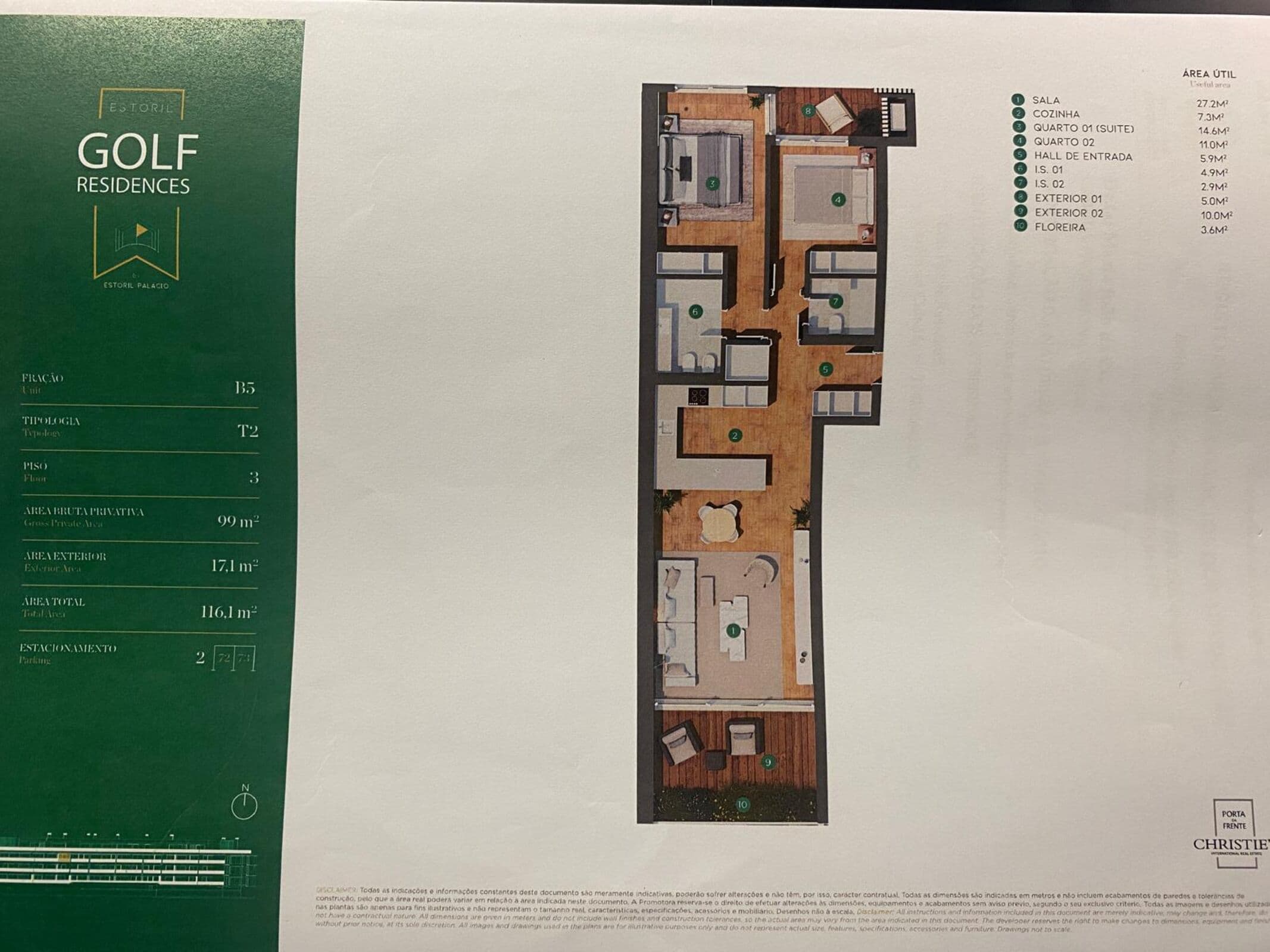 Apartamento T2 com vista, Estoril, Cascais - Imagem 10