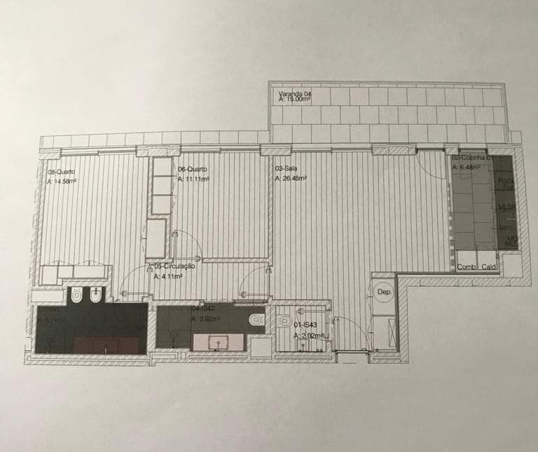 Apartamento T2 com estacionamento, Amoreiras, Lisboa - Imagem 72