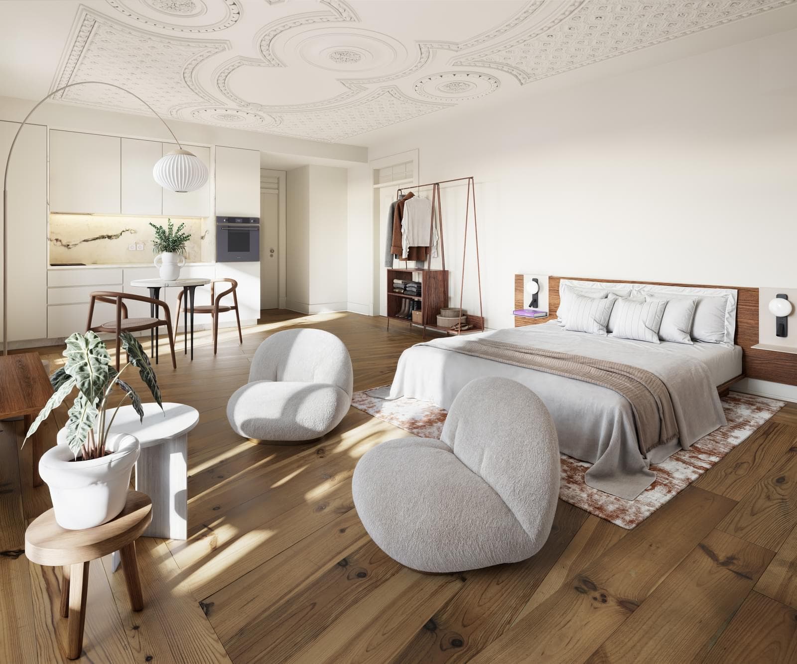 Duplex T1 no ROCIO | Salema Courtyard, Rossio, Lisboa - Imagem 6