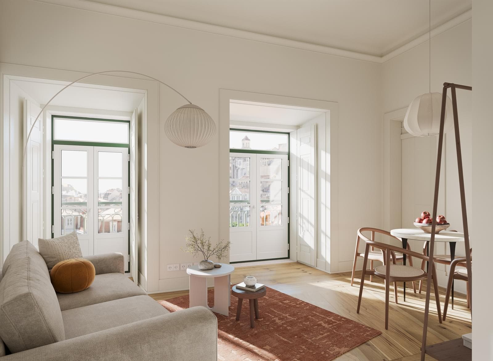 Duplex T1 no ROCIO | Salema Courtyard, Rossio, Lisboa - Imagem 2