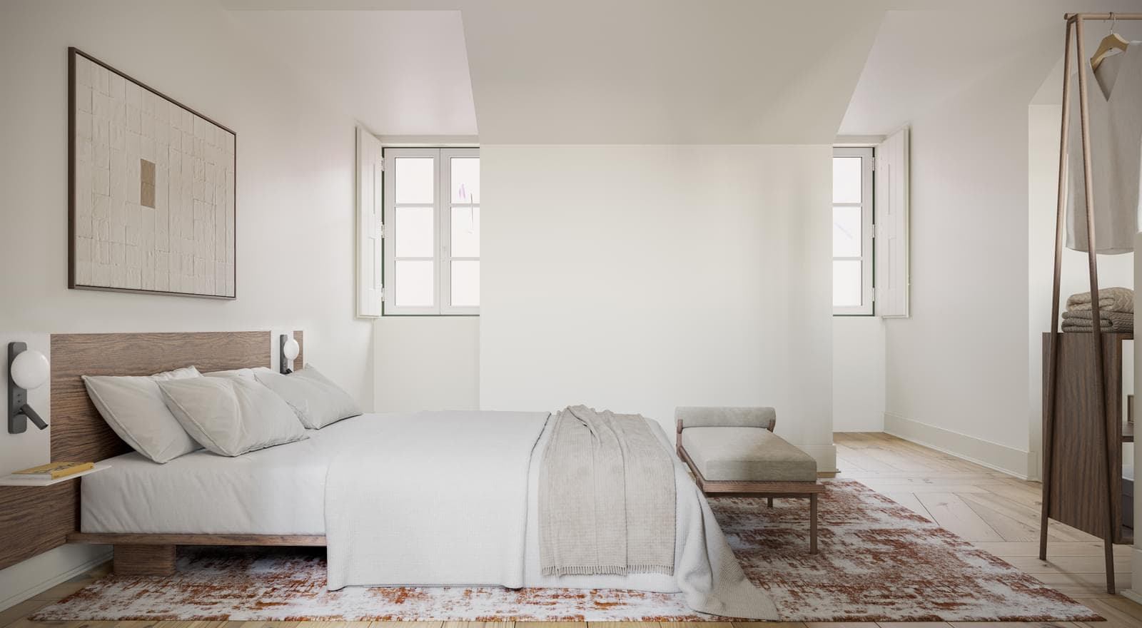 Duplex T1 no ROCIO | Salema Courtyard, Rossio, Lisboa - Imagem 8