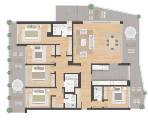 PF41172 - Apartamento T5 com piscina, Belas Clube de Campo, Sintra - Imagem 44