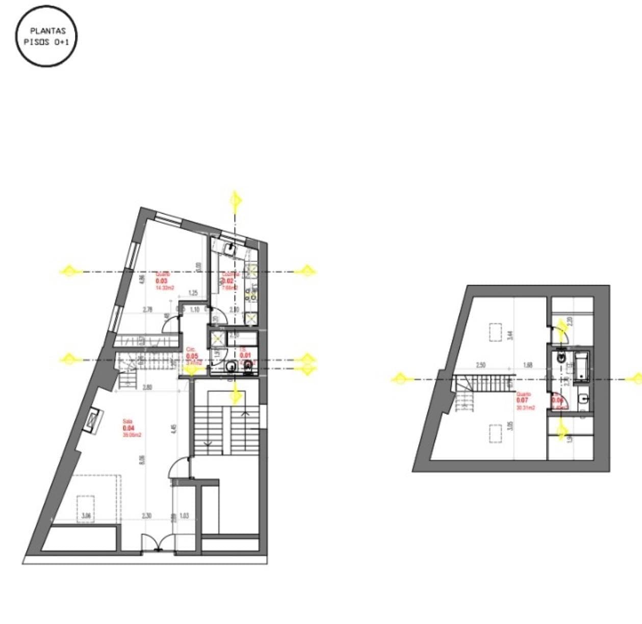 Duplex T2 com vista, Baixa, Lisboa - Imagem 64