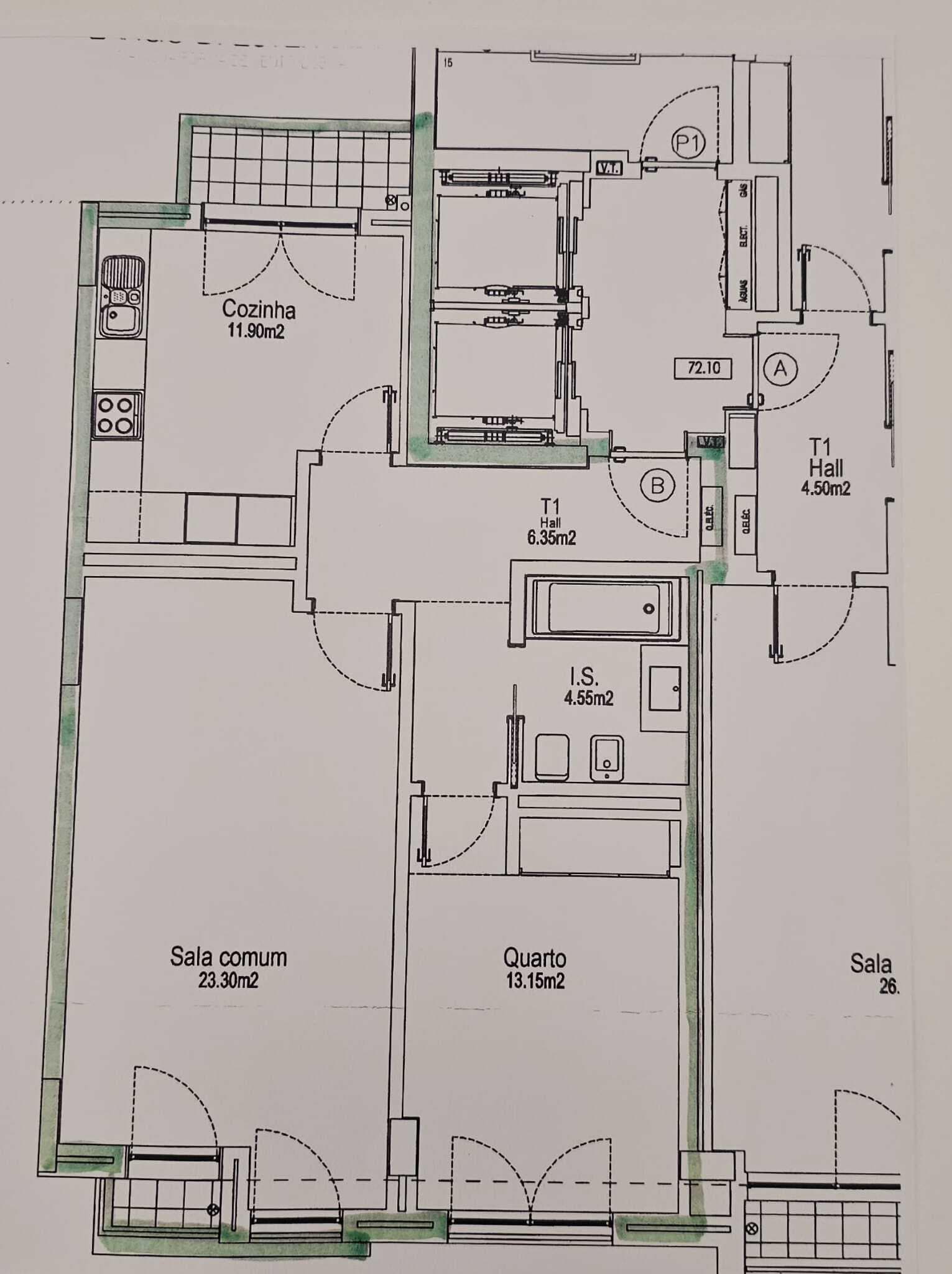 Apartamento T1 com vista, Estefânia, Lisboa - Imagem 6