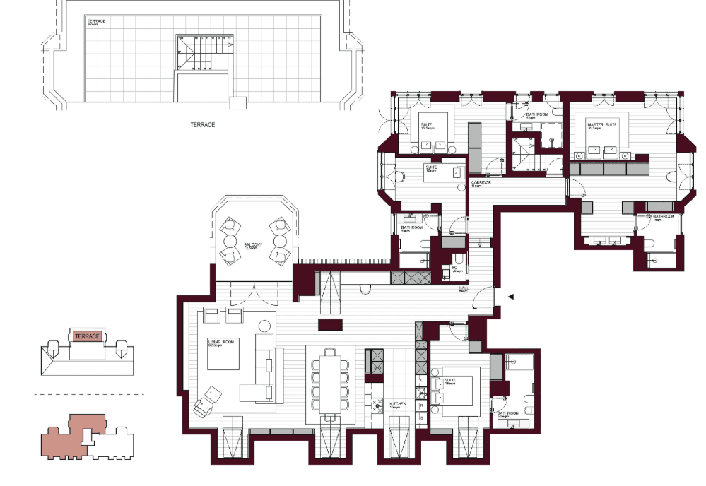 Appartement 5 pièces avec piscine, Avenidas Novas, Lisboa - Image 54