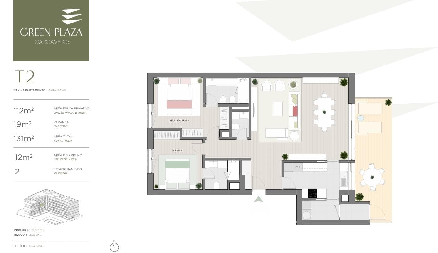 Apartamento T2 com jardim, Carcavelos, Cascais - Imagem 26
