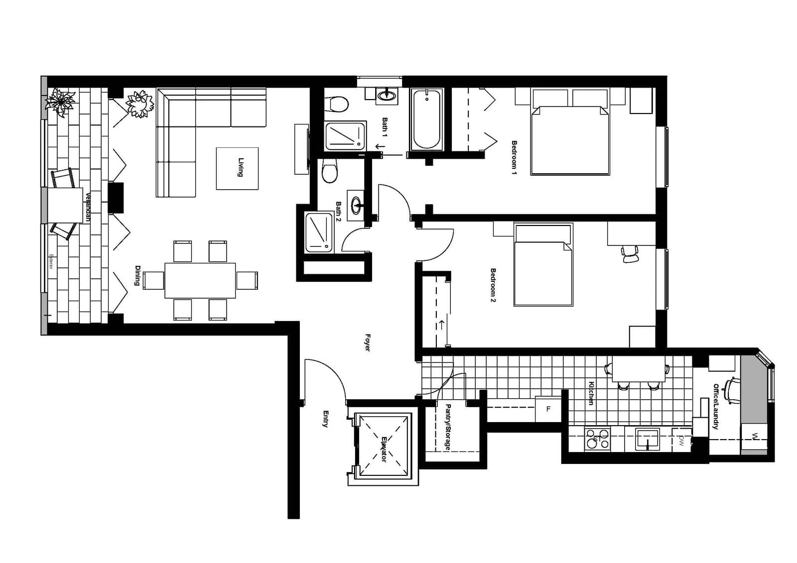 2 Bedroom Apartment with a view, Oeiras Centro, Oeiras - Image 30