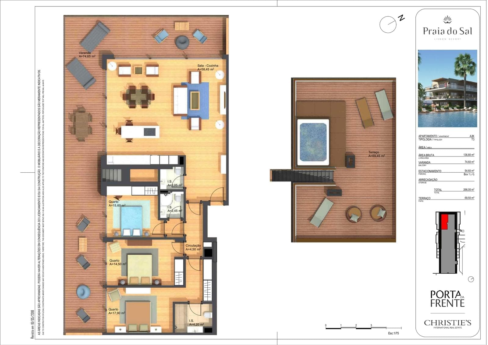Penthouse T3 com piscina, Alcochete - Imagem 39