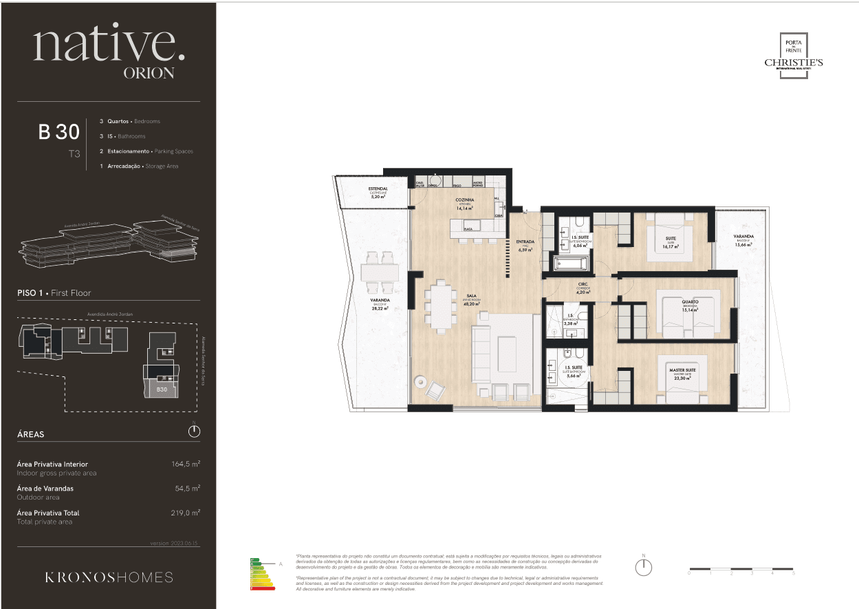 Apartamento T3 com vista, Belas Clube de Campo, Sintra - Imagem 41