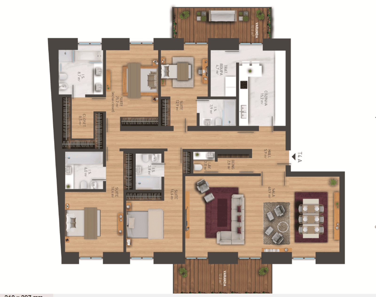 4 Bedroom Apartment with parking, Restelo, Lisboa - Image 38