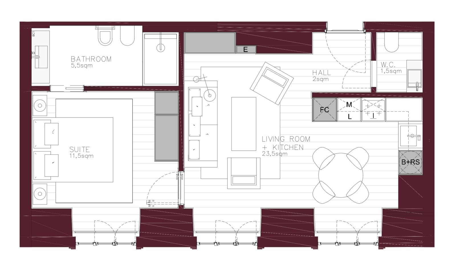 Apartamento T1 com vista, Avenidas Novas, Lisboa - Imagem 43