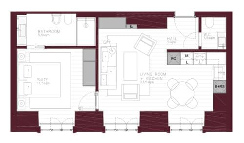 PF41311 - Apartamento T1 com vista, Avenidas Novas, Lisboa - Imagem 43