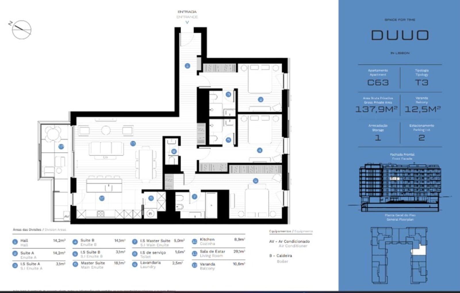 Apartamento T3 com piscina, Praça de Espanha, Lisboa - Imagem 60